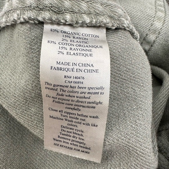 Faherty Womens Overland Twill Jumpsuit Small Olive Green Utility Flight FLAWED - Picture 14 of 16